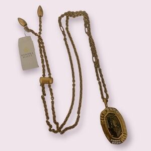 Kendra Scott Anna Long Necklace Gold